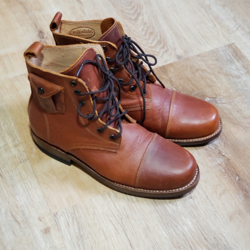 Mikoleon Heirloom Logan Pullup Boots, Size 39